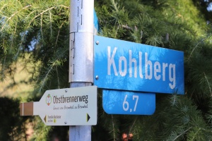 Schild Kohlberg 6 und 7 und Obstbrennerweg
