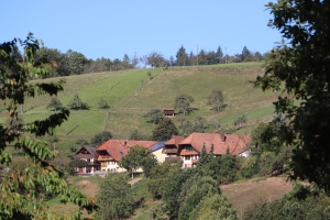Blick auf die Häuser Kohlberg 6 und 7