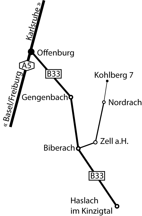 Anfahrt grafisch
